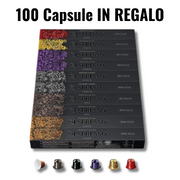 Machine à café Nespresso + 100 Capsules OFFERTES (50 pcs) (BE-FR-LU-CH)