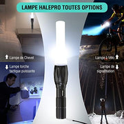 Torche LED Rechargeable Ultra Puissante avec Zoom