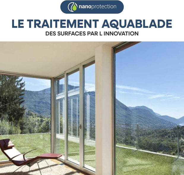 AquaBLADE – Kit Raclette à Vitres en Silicone Recyclable Original