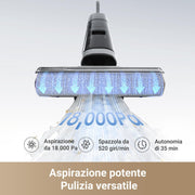 Innovativa Aspirapolvere 4 in 1 che Cattura lo sporco, Lava, Igienizza e Asciuga