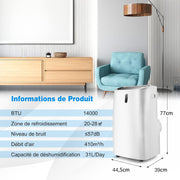 Climatiseur Puissant Portable 2024 (CH)