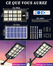 Projecteur LED Solaire PRO | Deux pour le Prix d'Un (CA)