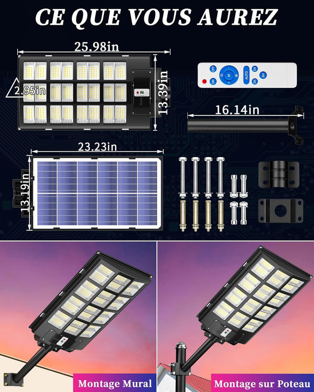 Projecteur LED Solaire (Belgique)