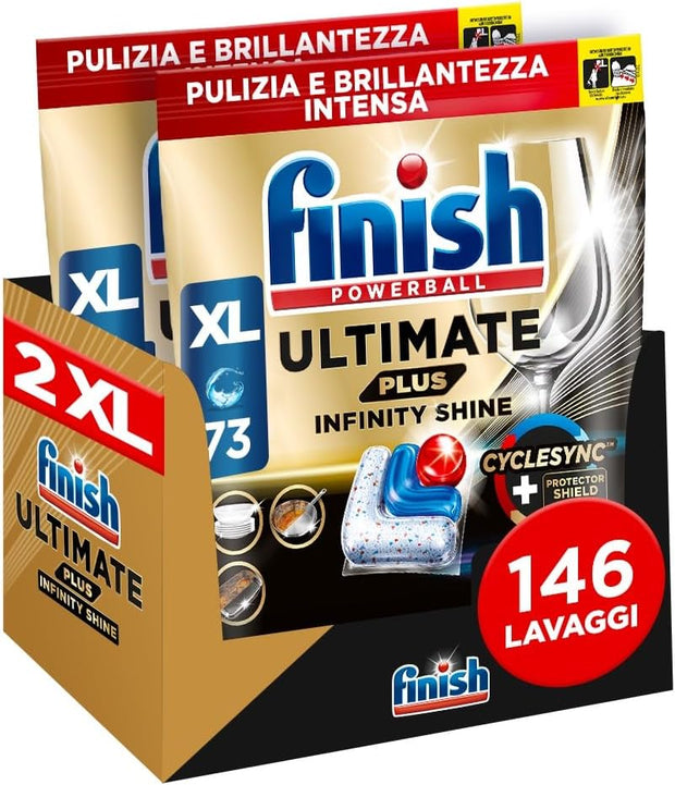 146 Capsule Lavastoviglie Finish Ultimate PLUS