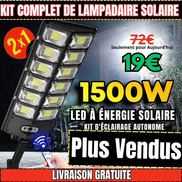 Projecteur LED Solaire PRO | Deux pour le Prix d'Un (copia originale)